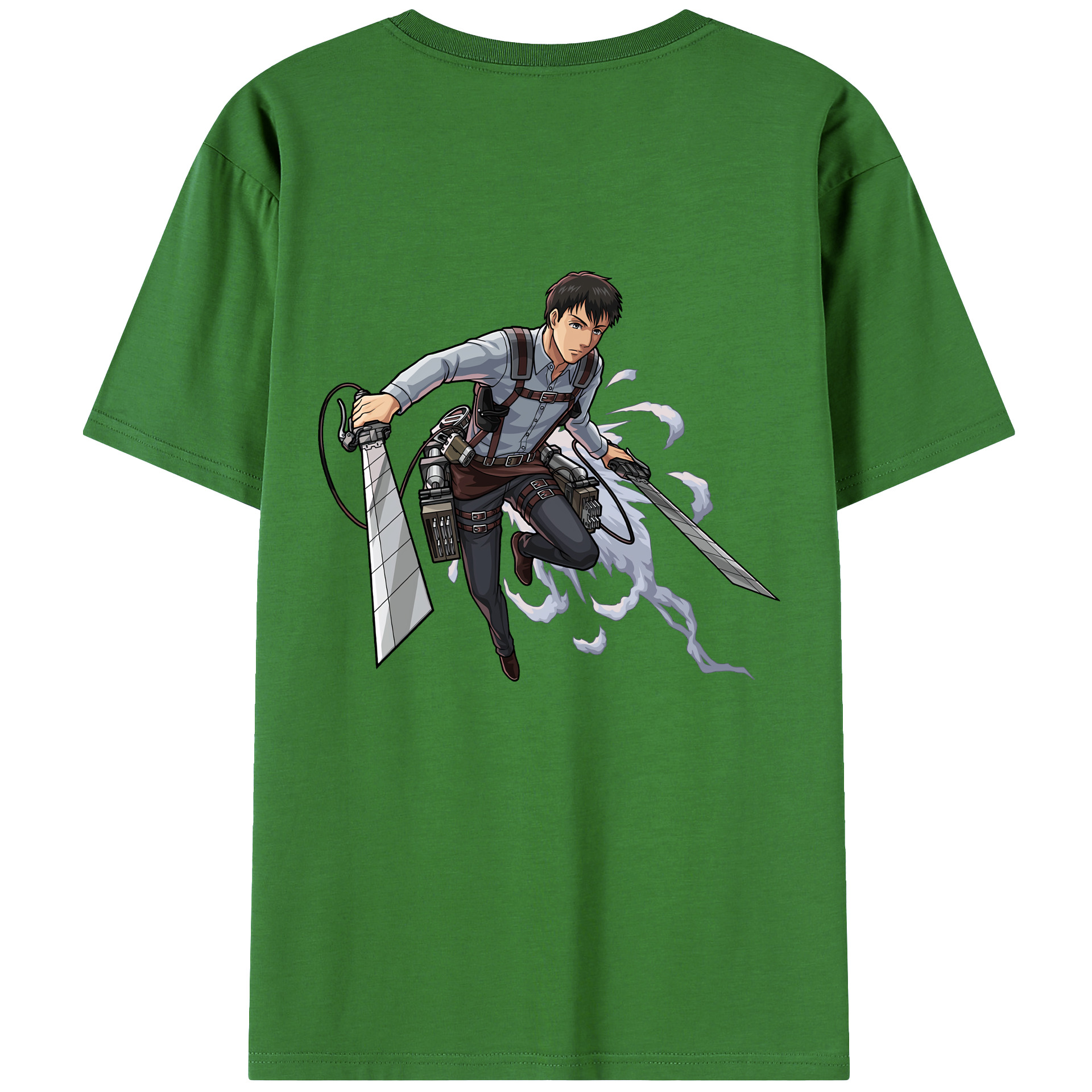 （画像用） 進撃の巨人 ベルトルト・フーバー Attack on Titan Bertholdt Hoover レディース半袖Tシャツ(バックプリント)